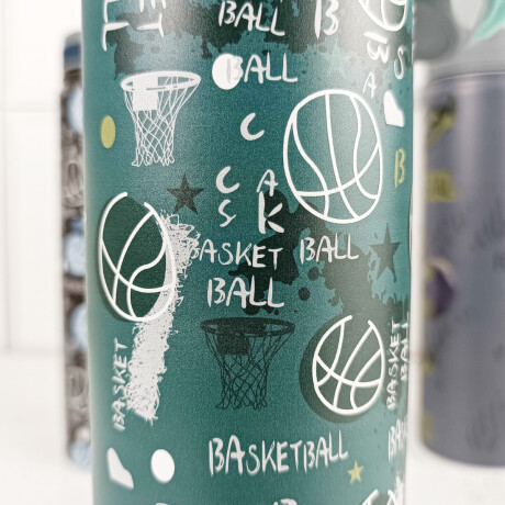 Botella térmica con diseños Verde