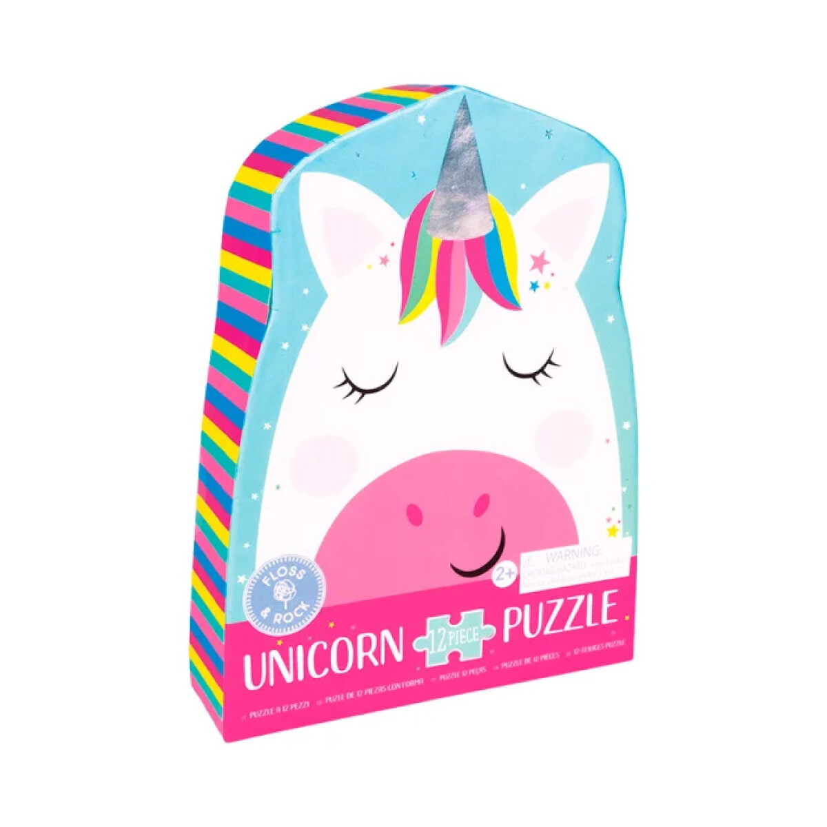 Puzzle Floss & Rock 12 piezas - Unicornios 