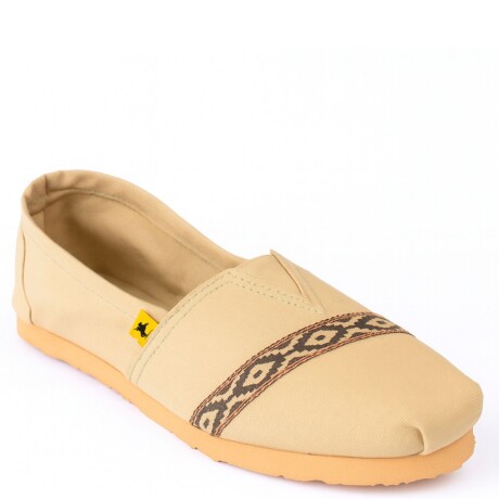 Alpargatas Lona Guarda Pampa Beige