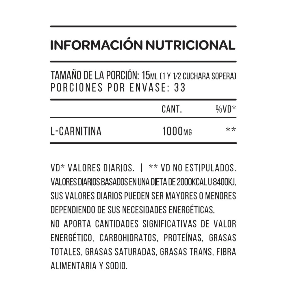 L-Carnitina Líquida 500 ml Star Nutrition L-Carnitina Líquida 500 ml Star Nutrition