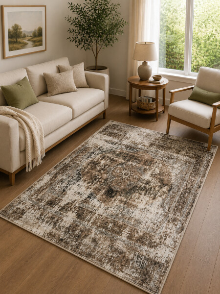 ALFOMBRA TANIS PERSA FLOR MULTICOLOR