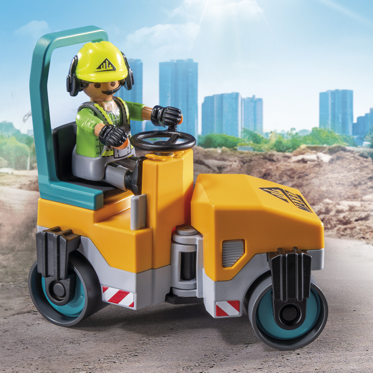 Construcción de Carretera Playmobil 43 Piezas con Figuras 