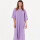 Vestido Pad Tejido Lila