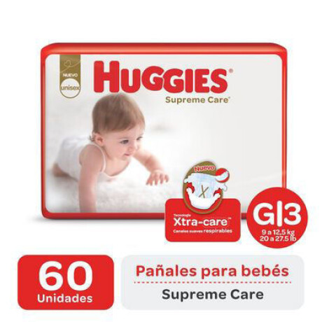 Pañales Huggies Supreme CareG3-50 Pañales Huggies Supreme CareG3-50