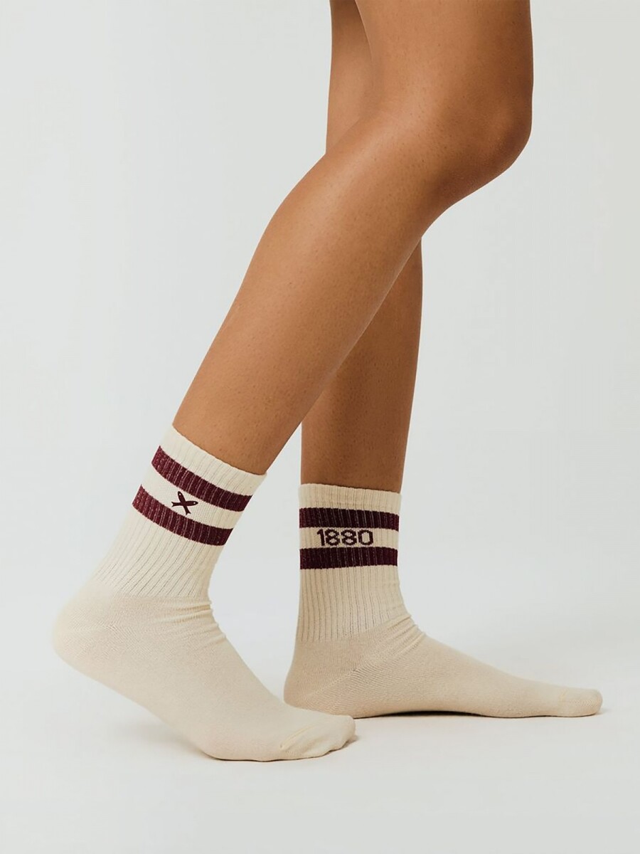 MEDIAS LARGAS UNISEX - BEIGE 