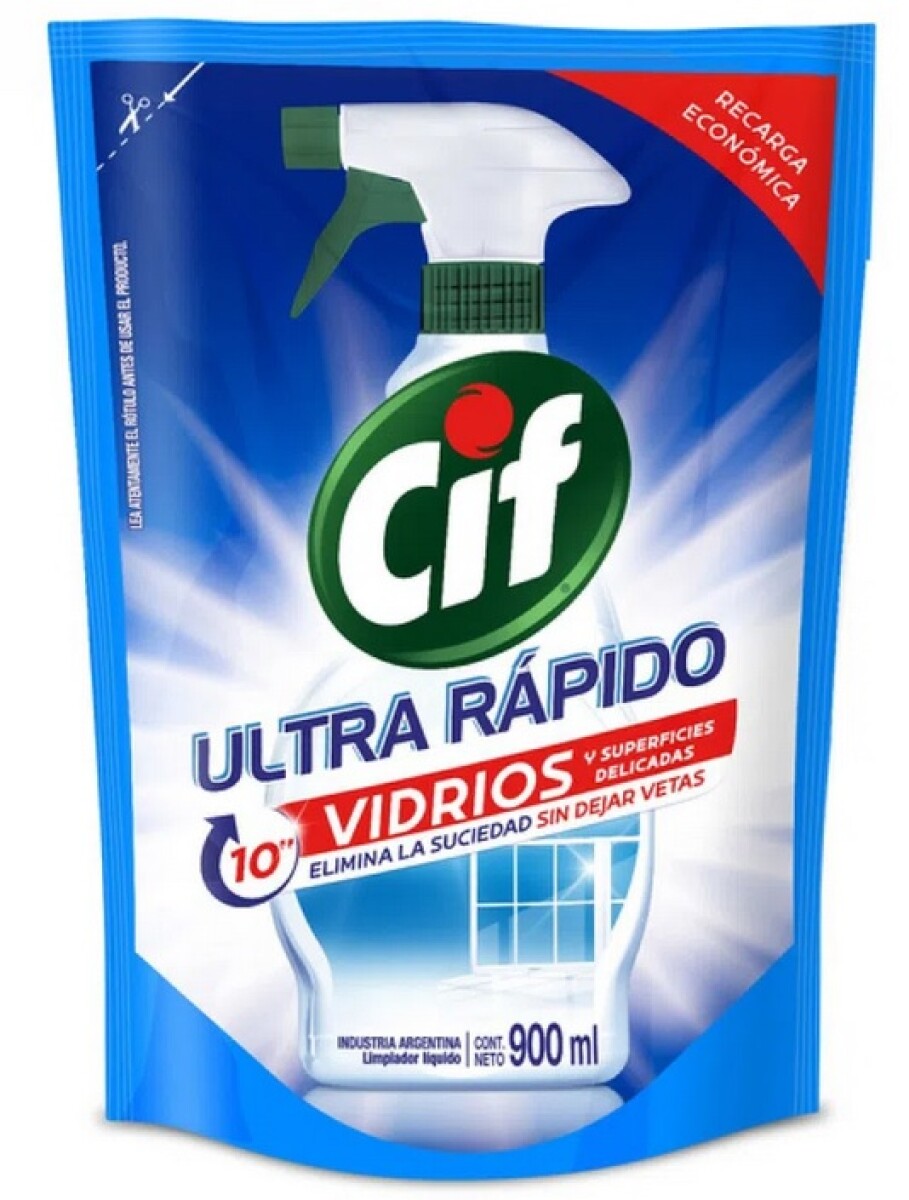 LIMPIADOR CIF 900 ML VIDRIOS&MULTIUSO DP 