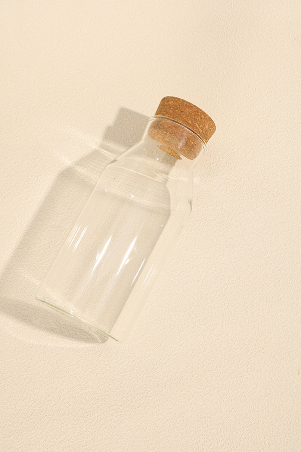 Botella Tapon Corcho Color Unico