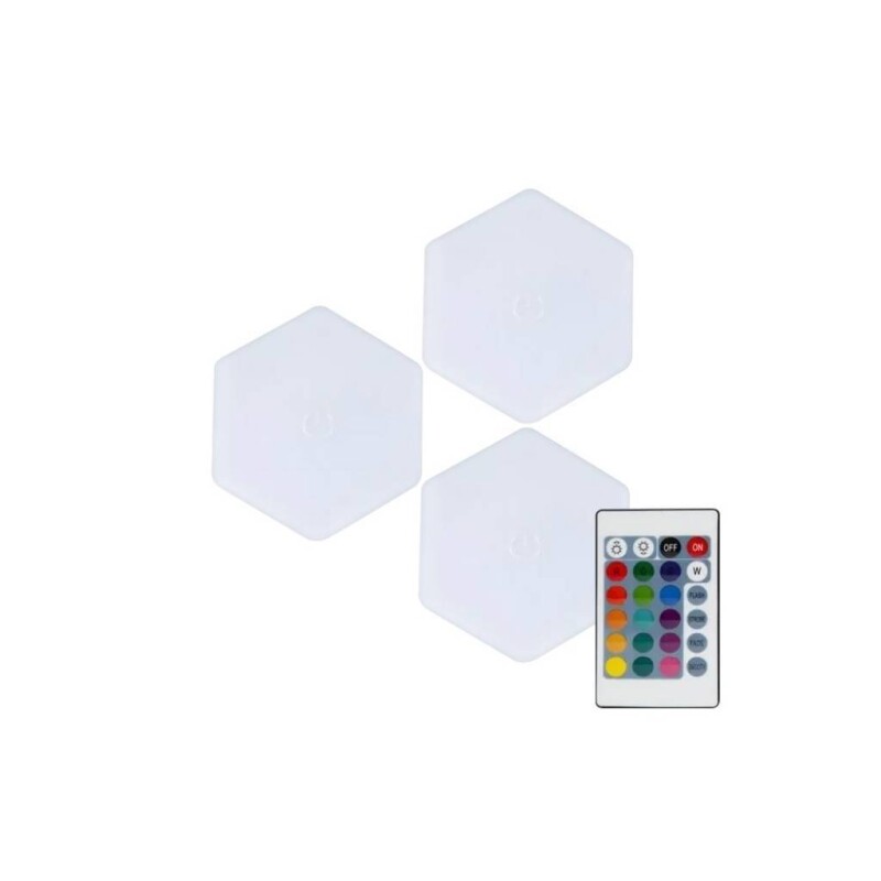 Set modulo led hexagonales RGB Set modulo led hexagonales RGB