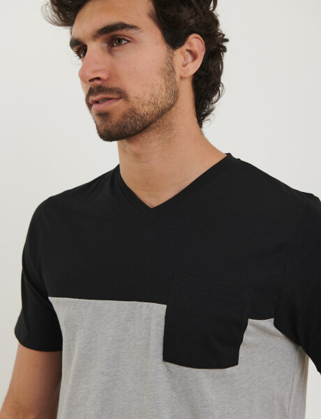 520771 T-SHIRTS NAVIGATOR Negro/gris