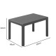 Juego Prestij de jardín 3 sillones con almohadones + mesa GRIS