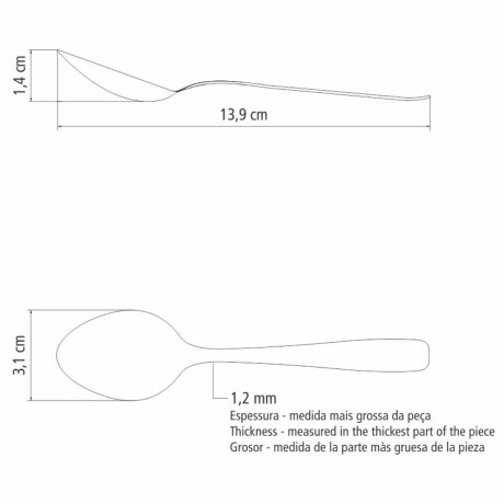 Cucharita Té Cosmos Acero Inoxidable Tramontina Cucharita Té Cosmos Acero Inoxidable Tramontina
