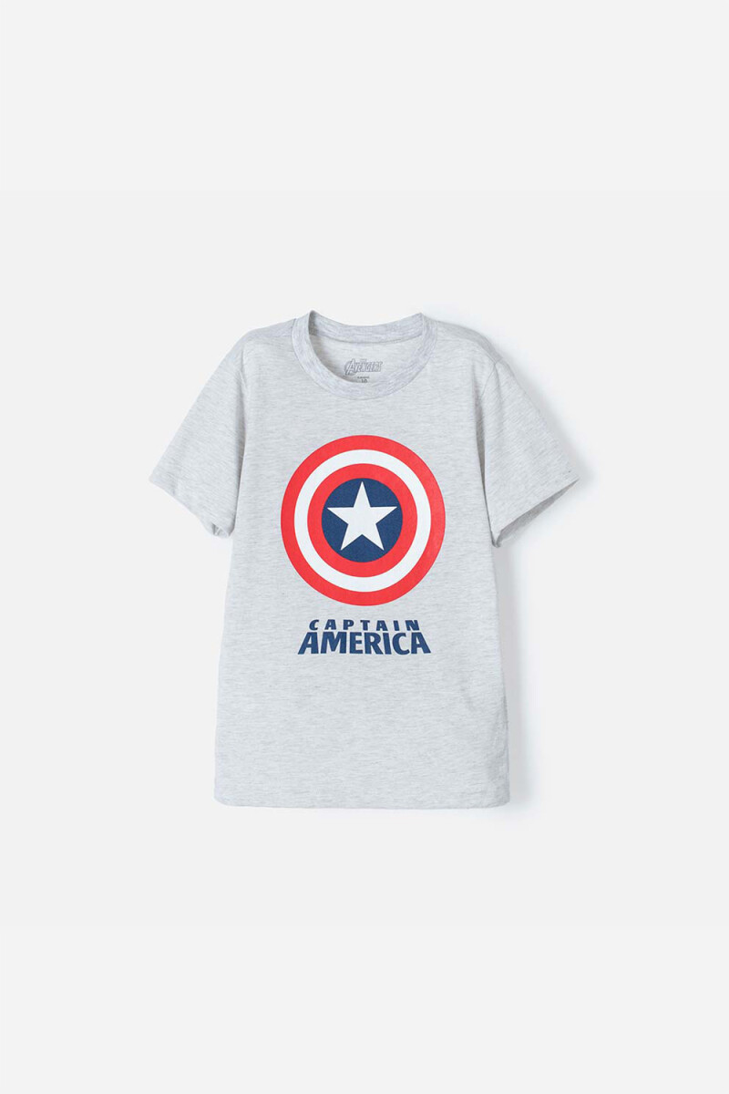 Camiseta niño Marvel - GRIS 