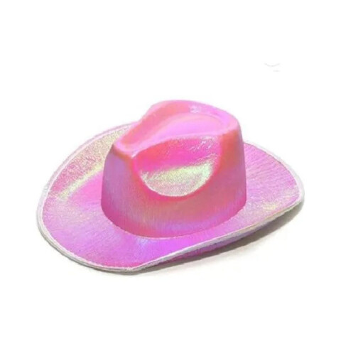 Gorro Cowboy Tornasol Rosa