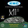 Cadena Bici Mtb 11 Vel. Kmc Plata/negra (x11-1) Cadena Bici Mtb 11 Vel. Kmc Plata/negra (x11-1)