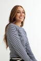 Remera cuello a la base AZUL MARINO