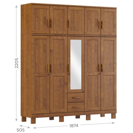 Placard Cobre 10 Puertas Y 2 Cajones S/a U