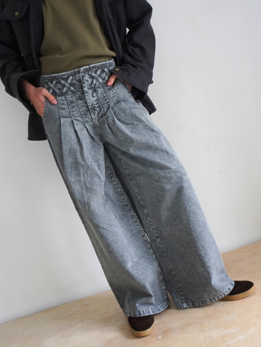 Cross Pants Vaquero - Gris 