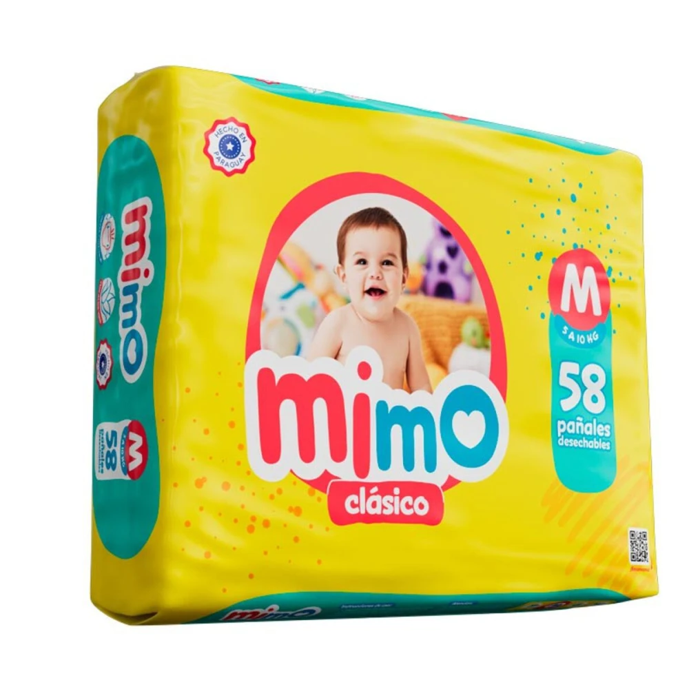 MIMO PAÑAL CLÁSICO MED MEGA X 58 UN