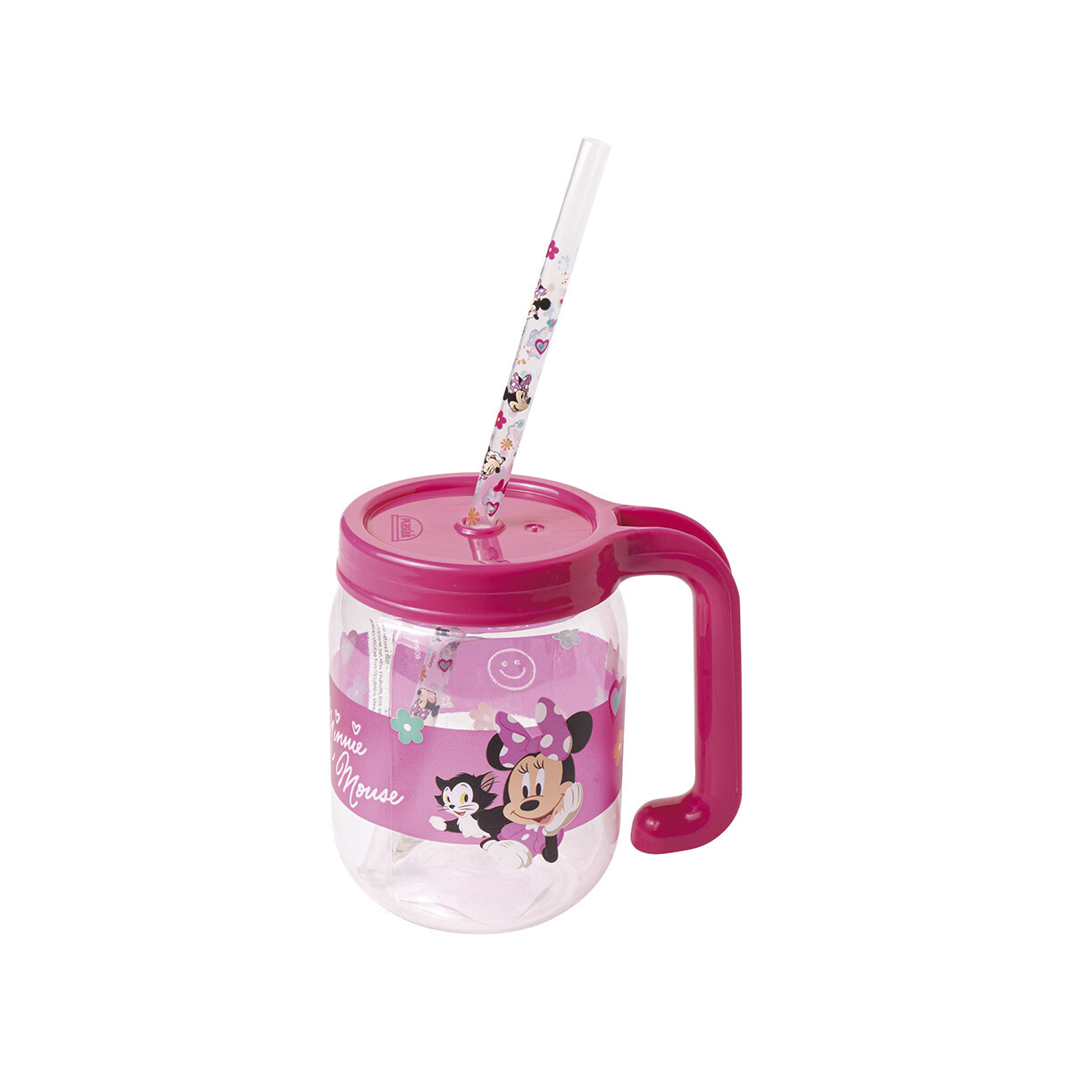 Taza con Tapa y Sorbito Minnie 450 ml 