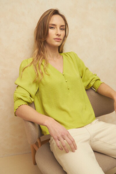 BLUSA MONTOYA Verde Manzana