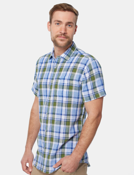 CAMISA DE LINO Verde