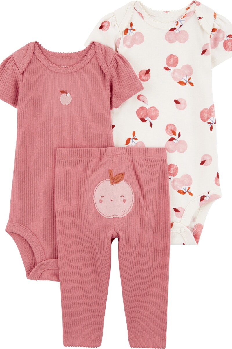 Set 3pc pant y 2bodies mc manzanas niña-bb carters Variante unica