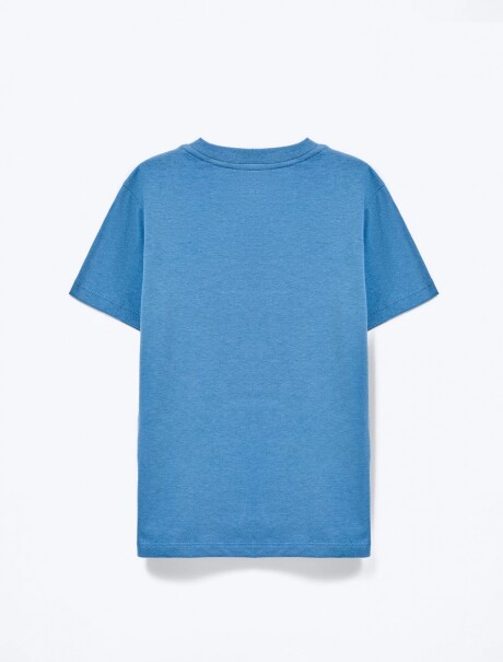 CONJUNTO INFANTIL CON ESTAMPA AZUL