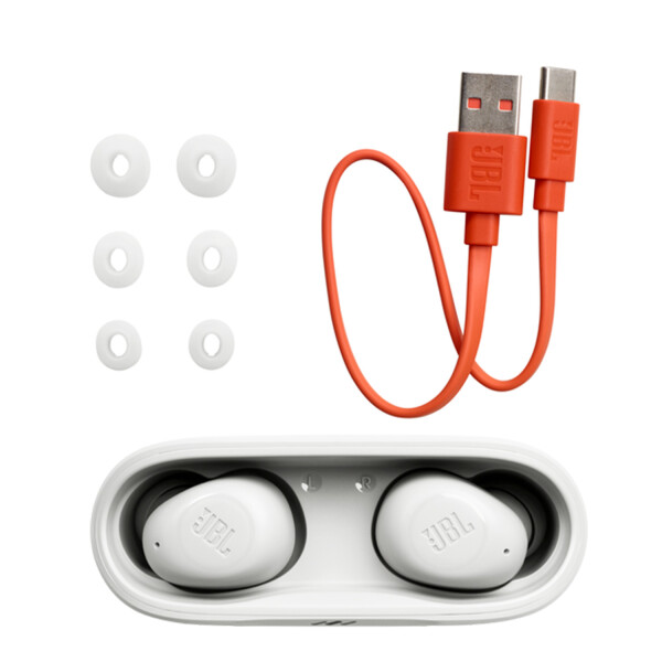 Auriculares Inalámbricos Jbl Wave Buds BLANCO