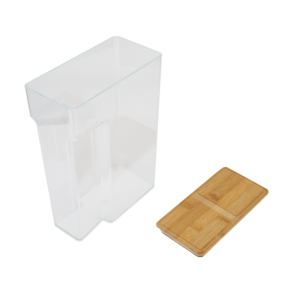 FRASCO TRANSPARENTE BAMBÚ Y VIDRIO 42987109