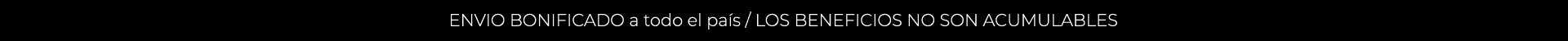 BENEFICOS NO ACUMULABLES