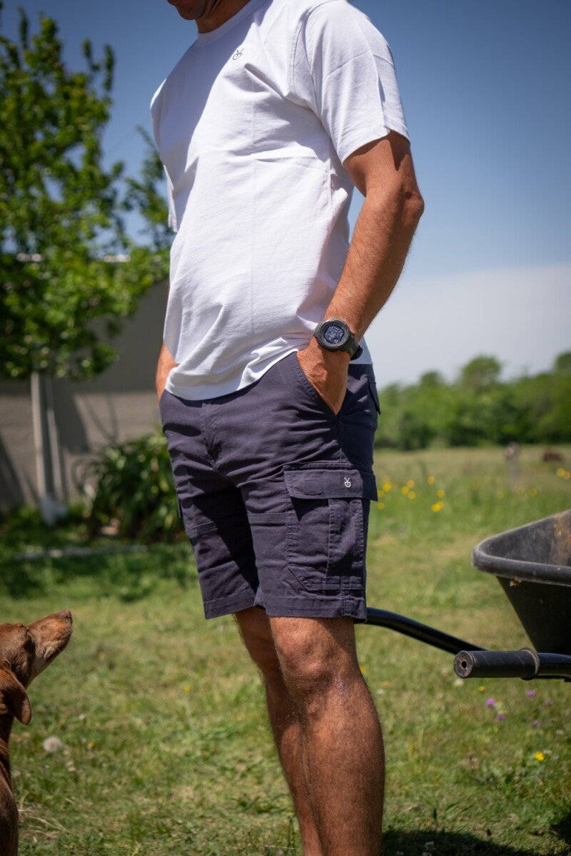 Bermuda cargo - Azul 