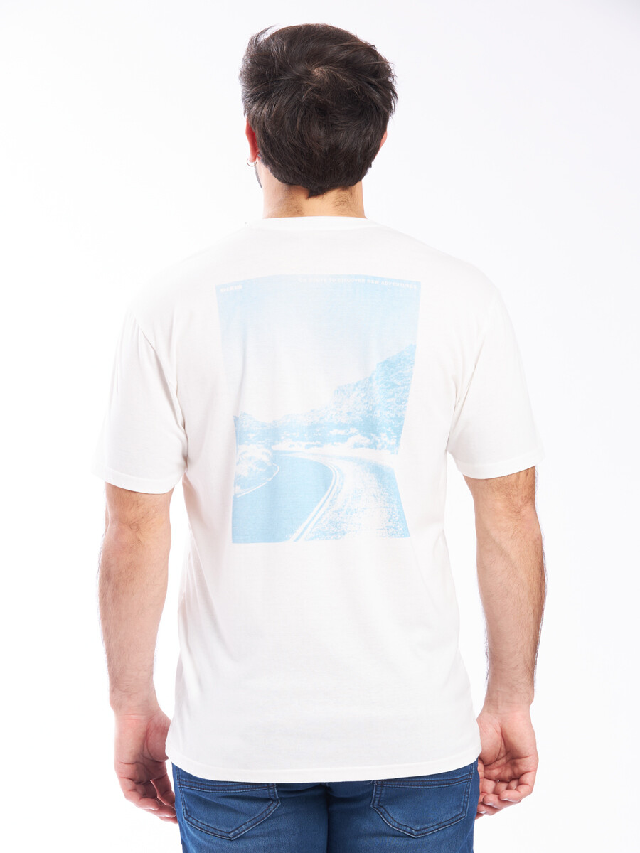 T-SHIRT TOYA DIXIE - Blanco 