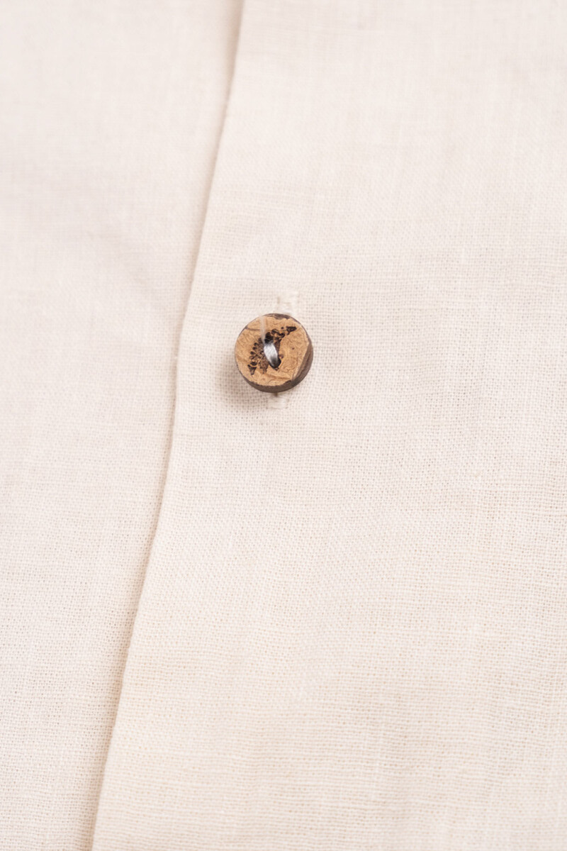 CAMP-COLLAR BOXY SHIRT Cream