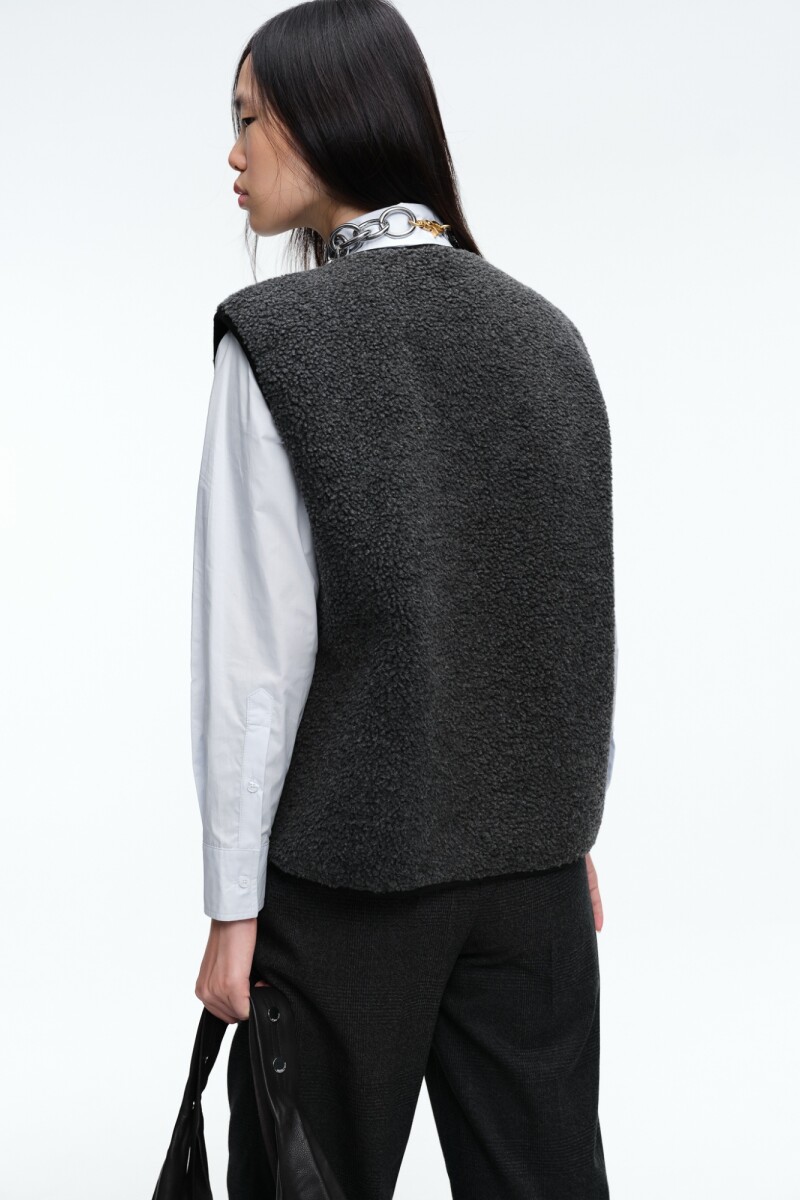 CHALECO ABRIGO Gris