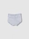 Pantalon De Micro Rayas Gris