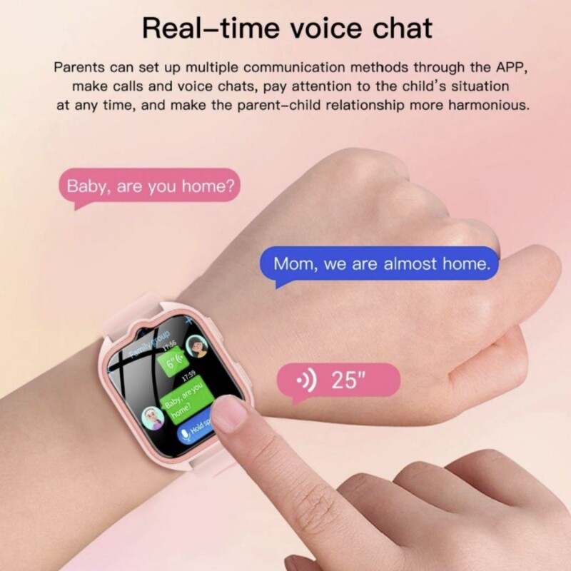 Reloj Inteligente Smartwatch Blackview Z30 niño Rosado