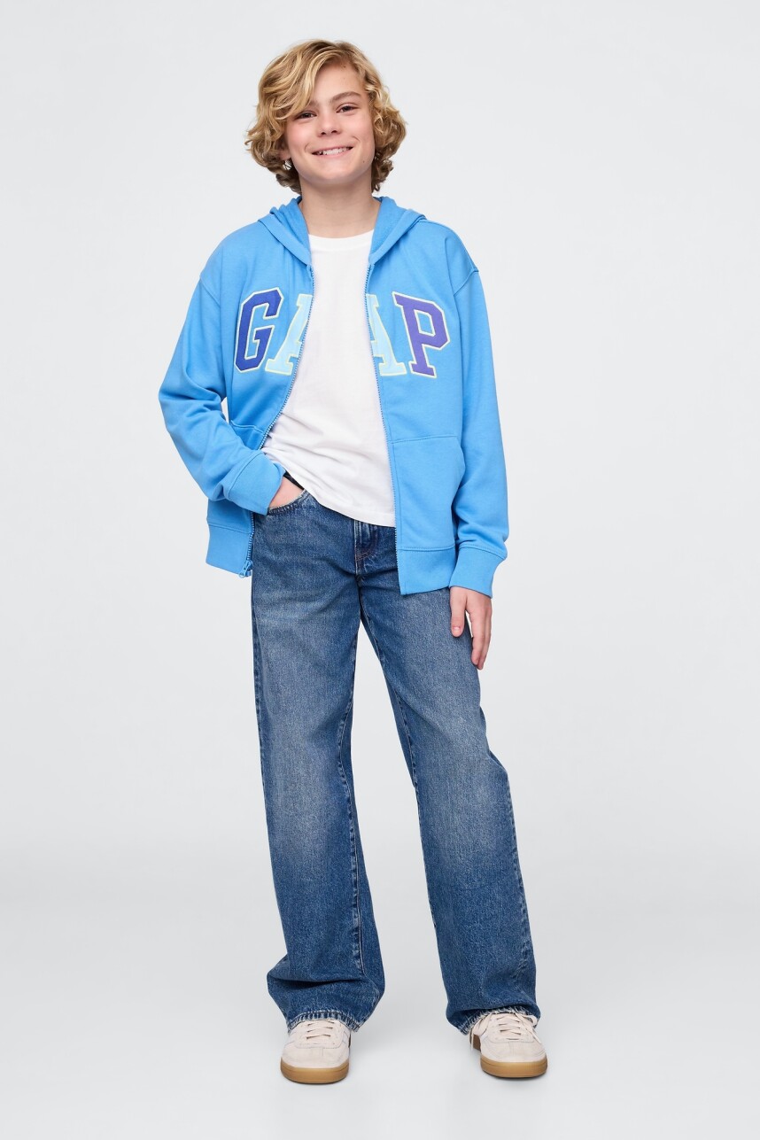 Canguro Con Cierre Logo Gap Niño Beach Ball Blue