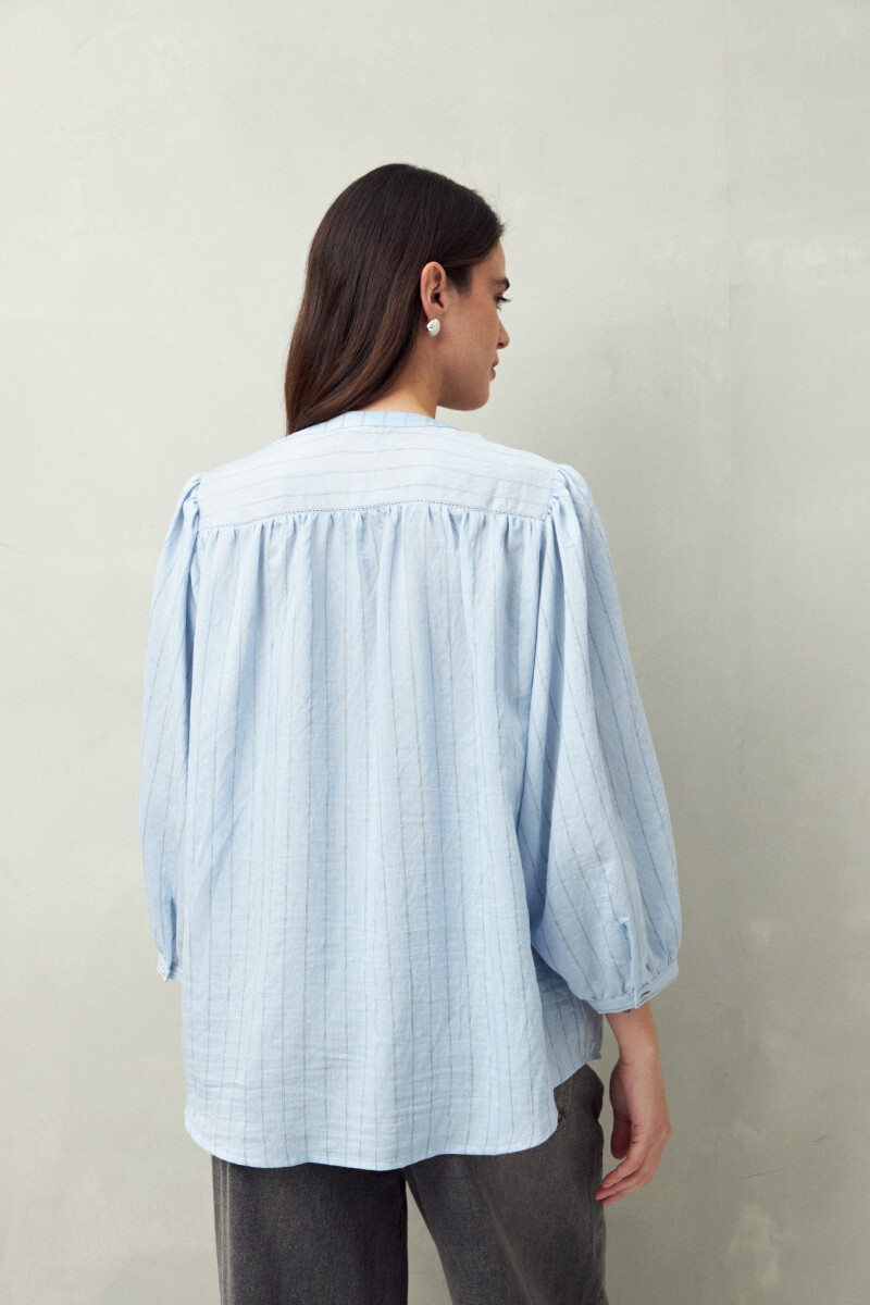 CAMISA ANTON Celeste