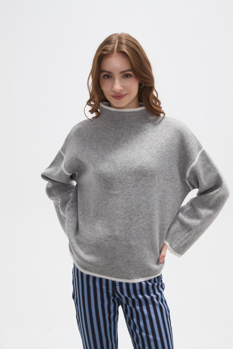 Polera Itaga - Gris Medio 