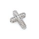 Cruz en oro 18k blanco y brillantes Cruz en oro 18k blanco y brillantes