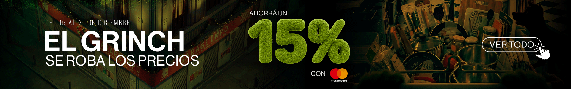Navidad con el Grinch Mastercard