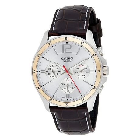 Reloj Casio Chapado En Iones Clasico Marrón 0