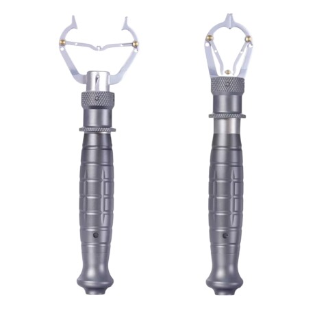 Pinza boga para pesca con balanza de 4Kg Gris