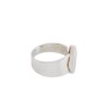 Anillo Oval-Plata 925 Ajustable-Piedra Nacar-AN3366 conpiedra