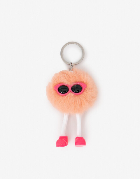 Rega Varios Llavero Y Charm De Pompón - Rosa Claro
