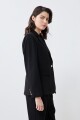 Blazer clásico un botón negro
