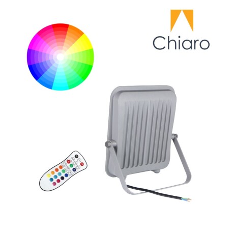 Foco Led Slim 50W RGB Multicolor a control remoto Foco Led Slim 50W RGB Multicolor a control remoto