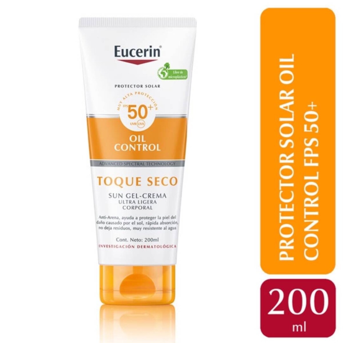 Loción Eucerin Toque Seco Fps 50+ - 200 ml 