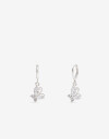 Aros Argollas Cubic zirconia Aros Argolla Mariposa Cubic Zirconia - Plateado