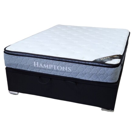 Sommier 2 Plazas Box Baul Hamptons Ruthenium Hybrid Lcm Sommier 2 Plazas Box Baul Hamptons Ruthenium Hybrid Lcm
